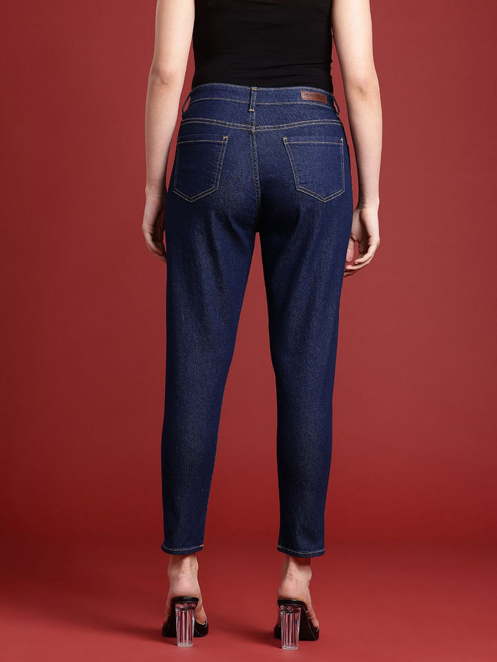 all about you Women Mom Fit High-Rise Stretchable Jeans