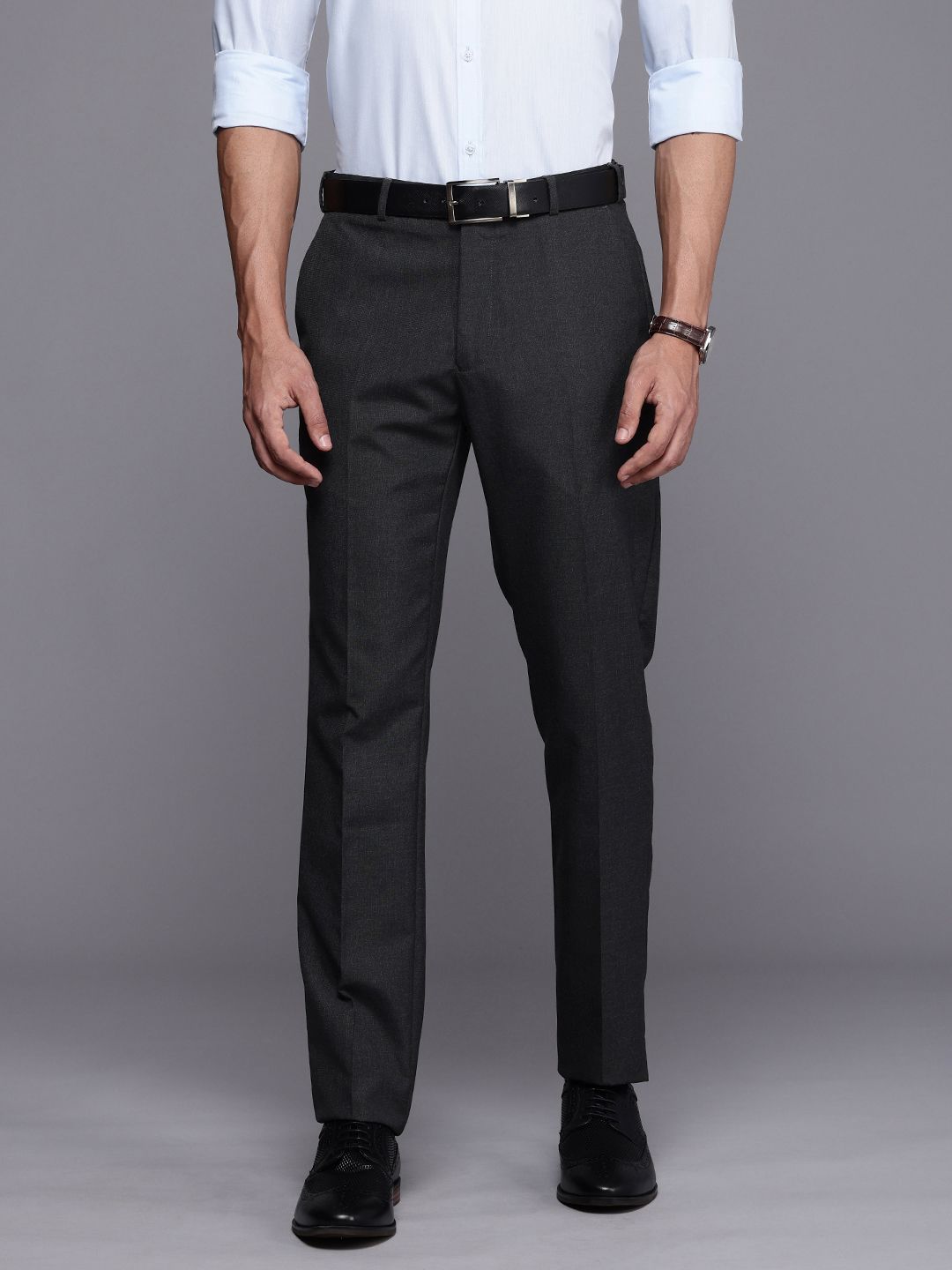 Raymond Men Slim Fit Formal Trousers