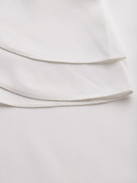Style Quotient V-Neck Flutter Sleeves Blouson Top