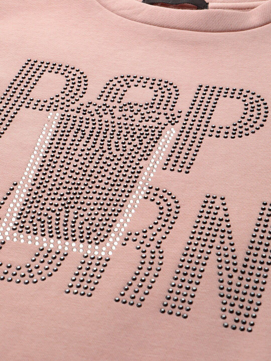 STREET 9 Women Pink Printed Sweatshirt