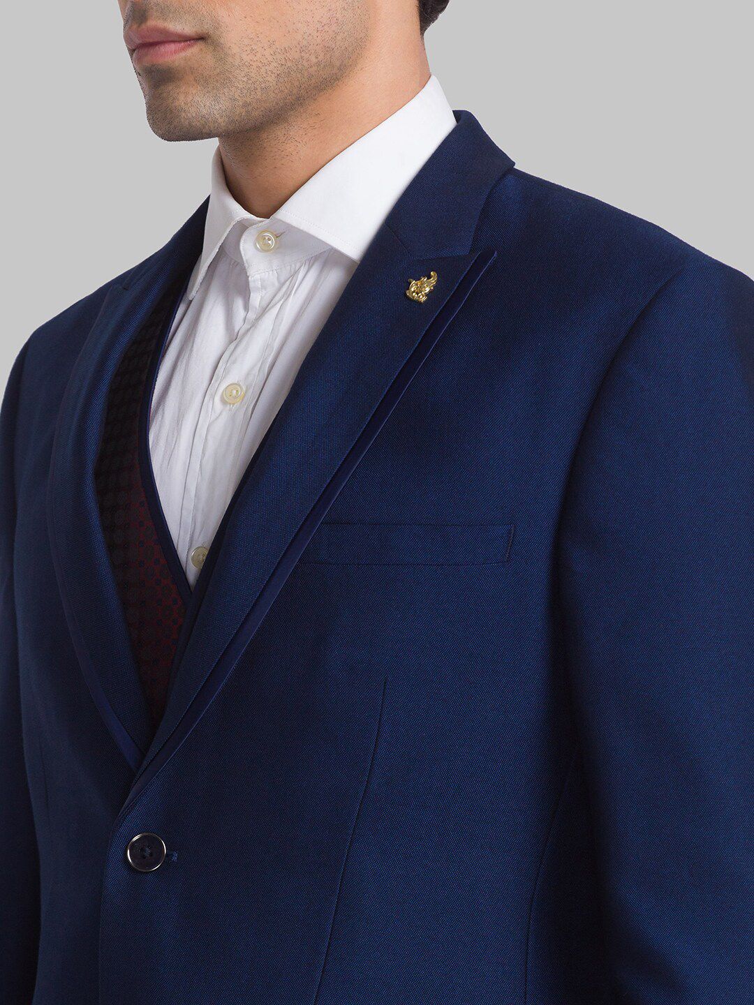 Raymond Men Single-Breasted Three-Piece Formal Suit
