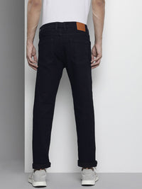 The Indian Garage Co Men Navy Blue Skinny Fit Applique Stretchable Jeans