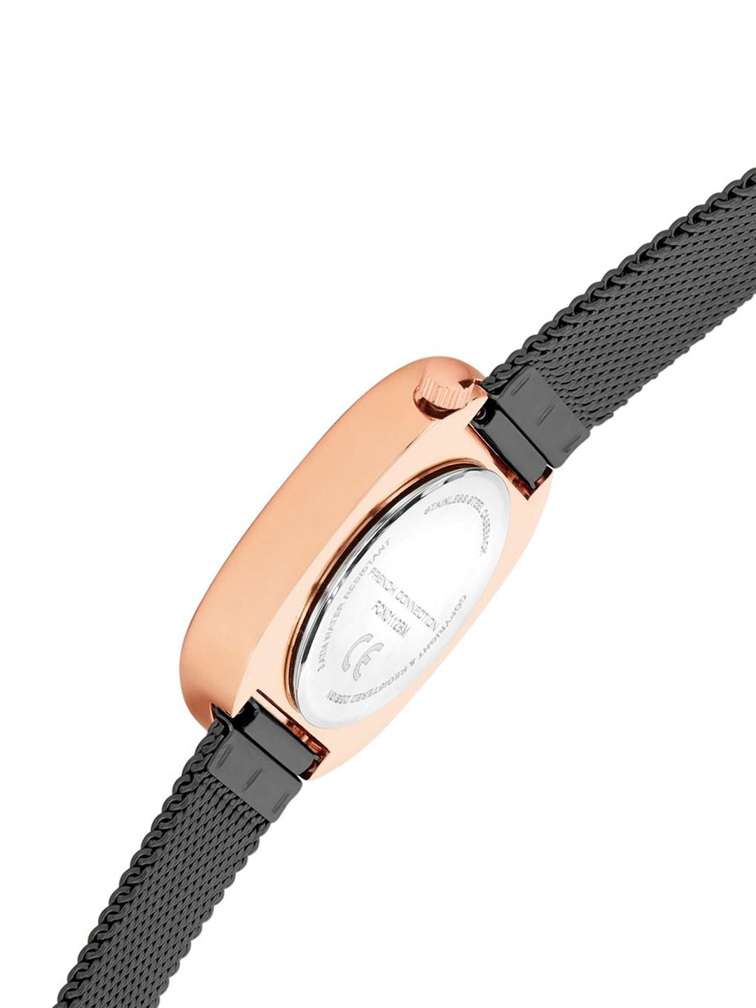 French Connection Women Dial & Stainless Steel Bracelet Style Straps Analogue Watch FCN0112BM