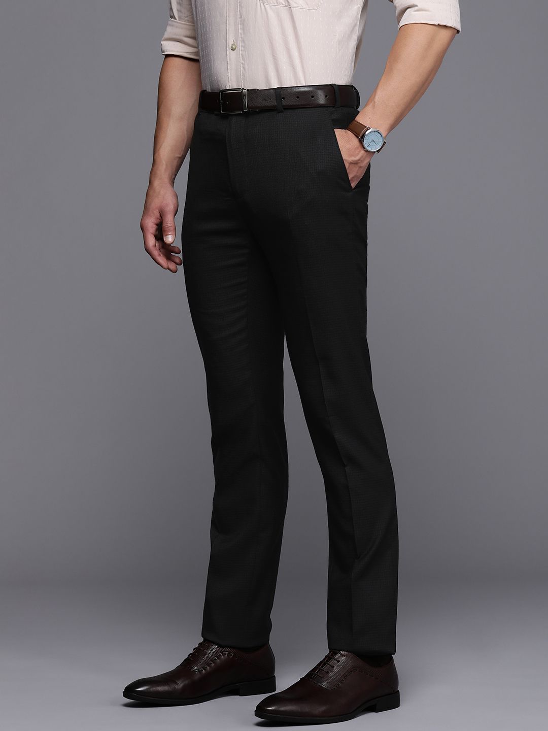 Raymond Men Slim Fit Formal Trousers