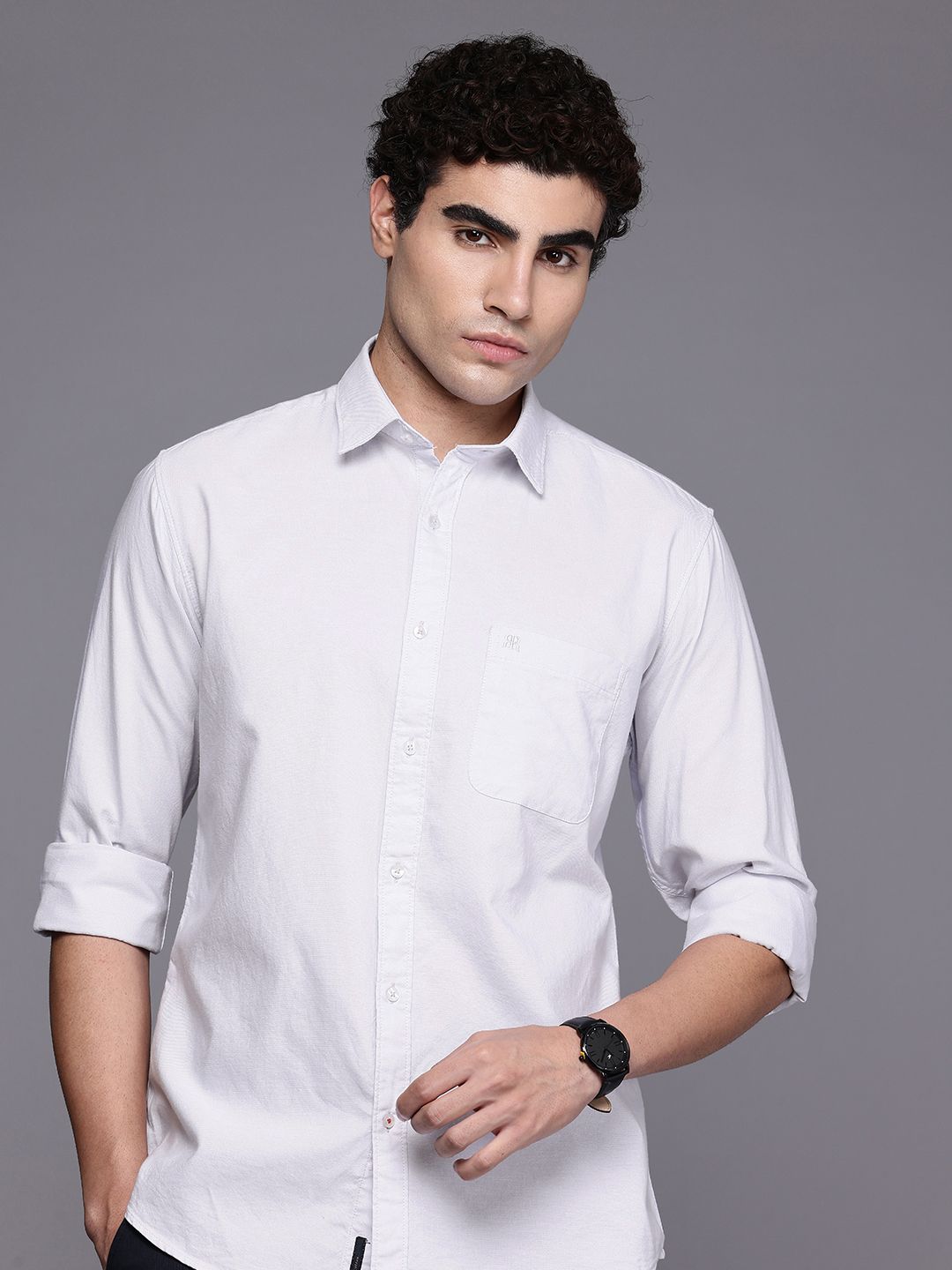 Raymond Pure Cotton Slim Fit Casual Shirt