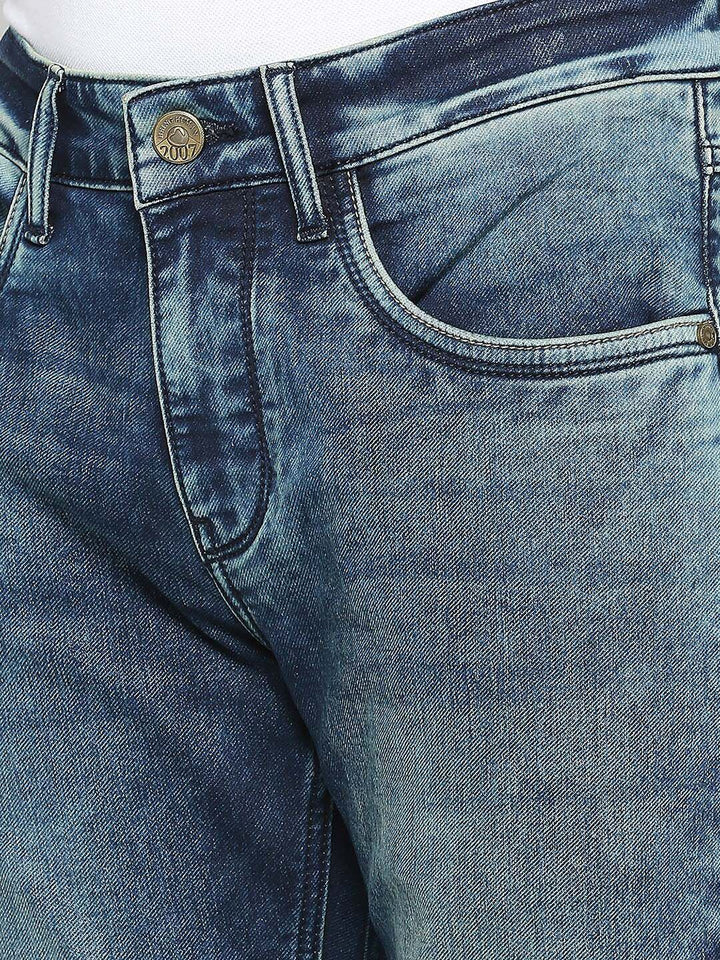 Being Human Men Clean Look Skinny Fit Heavy Fade Jeans