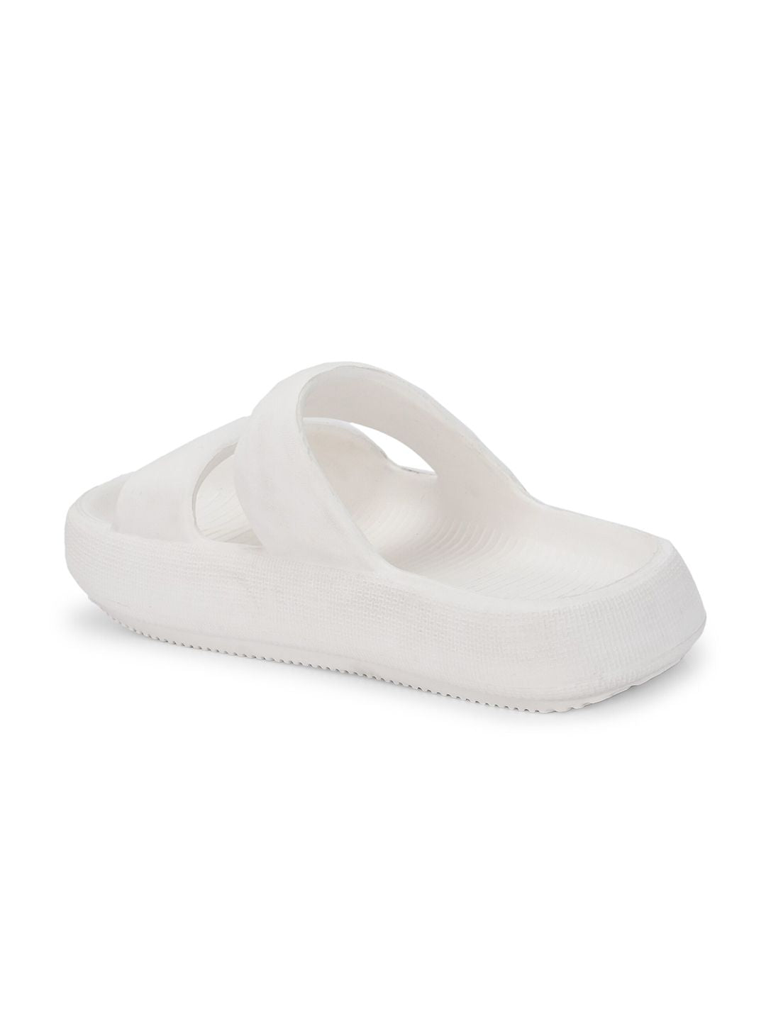 HRX by Hrithik Roshan Men White Rubber Sliders
