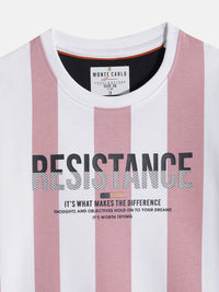 Monte Carlo Boys Striped & Printed Detail Pure Cotton Sweatshirt
