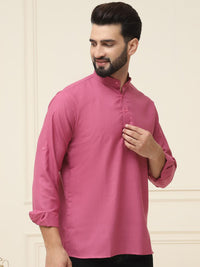 SOJANYA Men Pink Kurta