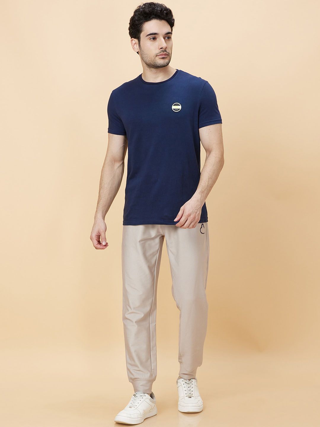 Being Human Men Brand Name Logo Printed Mid-Rise Joggers
