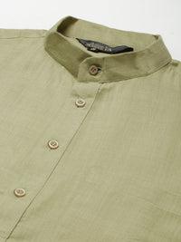 Anug by SOJANYA Men Green Kurta