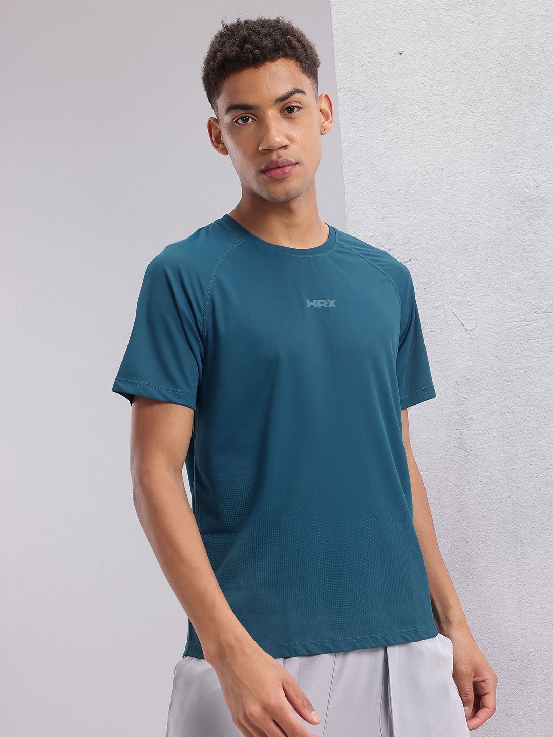 HRX by Hrithik Roshan Raglan Sleeves Rapid-Dry Training T-shirt