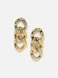 DressBerry Gold-Plated Contemporary Drop Earrings