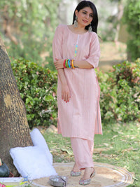 KALINI Women Striped Kurta with Trouser