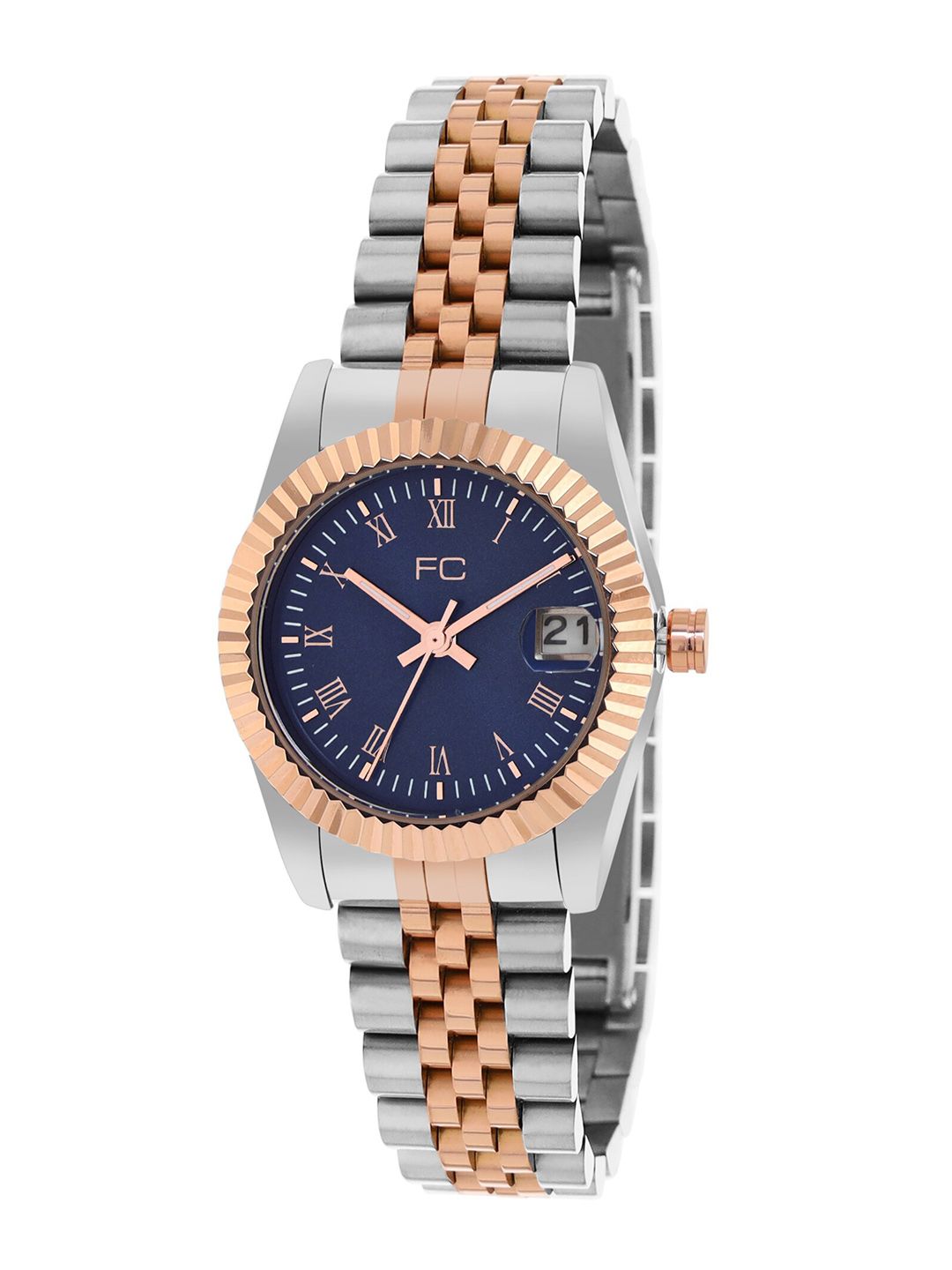 French Connection Women Stainless Steel Bracelet Style Straps Analogue Watch FCN00085B