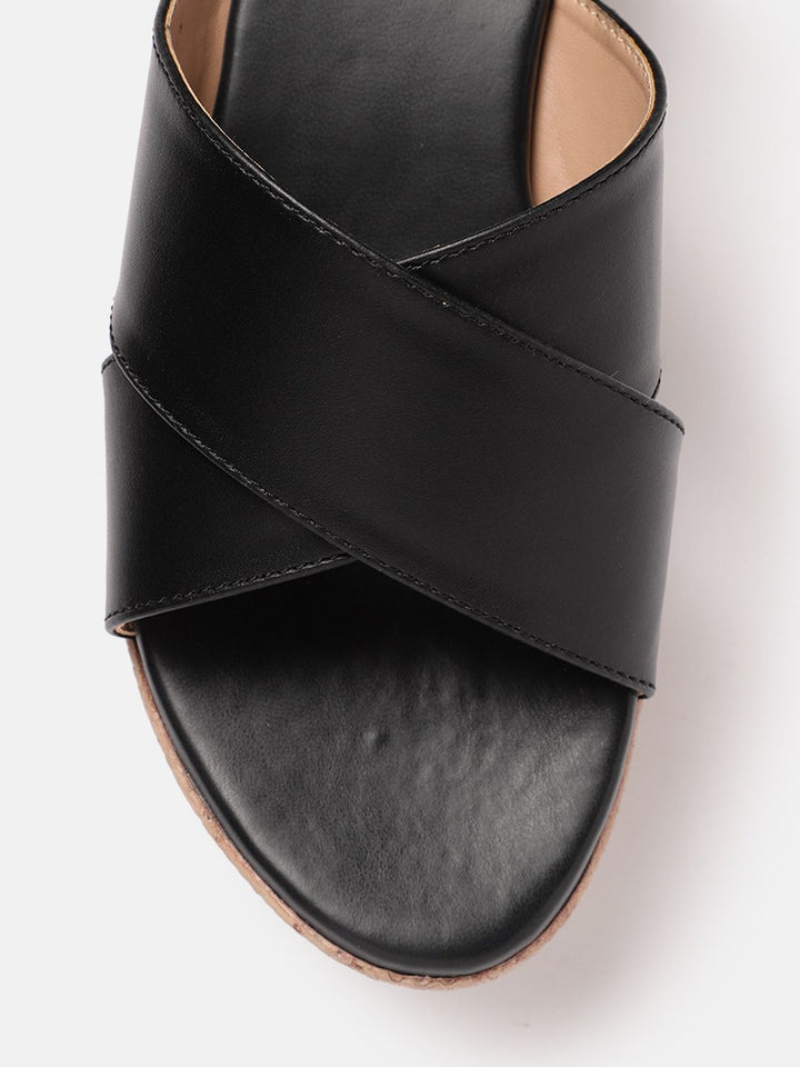 DressBerry Open Toe Flatform Heels