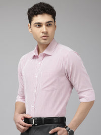 Park Avenue Slim Fit Opaque Striped Formal Shirt