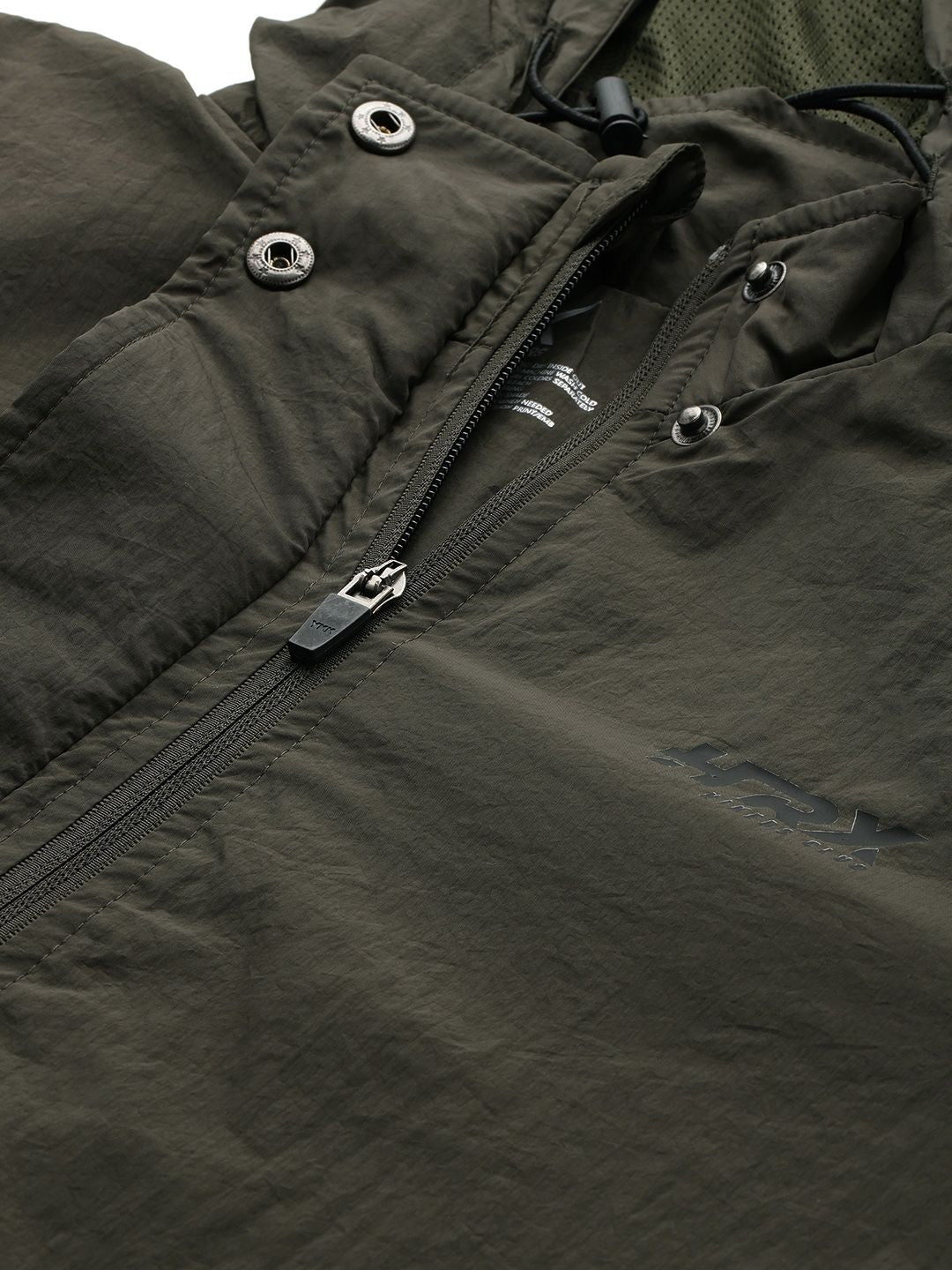 HRX by Hrithik Roshan Rapid-Dry Hooded Tailored Jacket