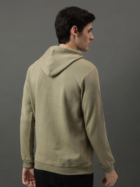 ADRO Graphic Printed Cotton Hooded Sweatshirt