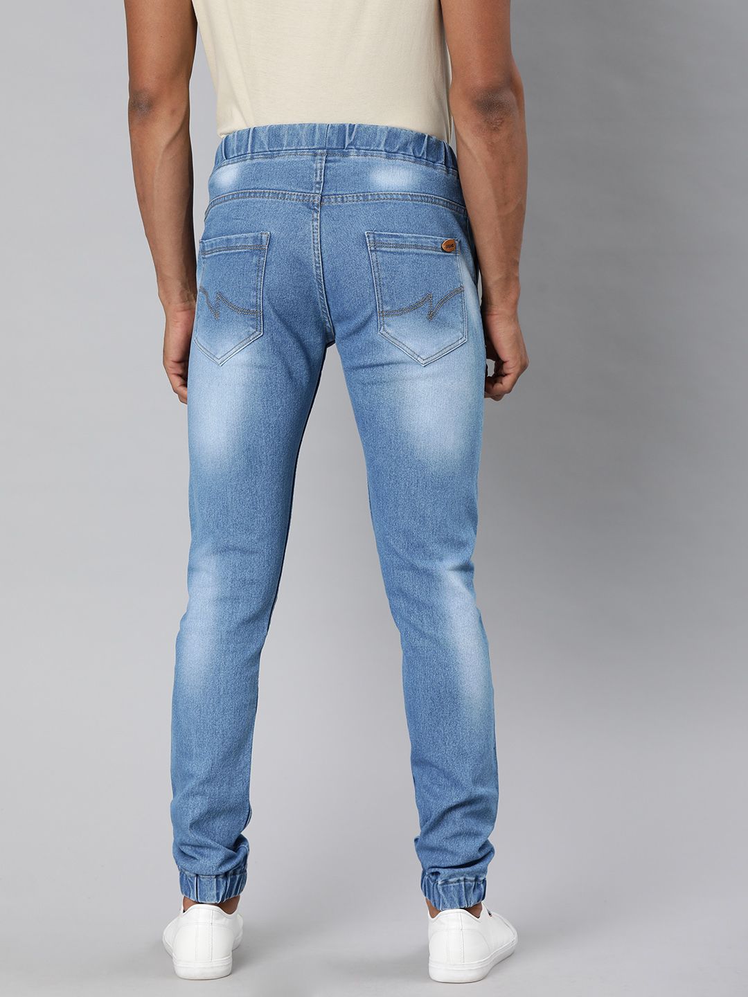 Urbano Fashion Men Blue Slim Fit Mid-Rise Clean Look Stretchable Jeans