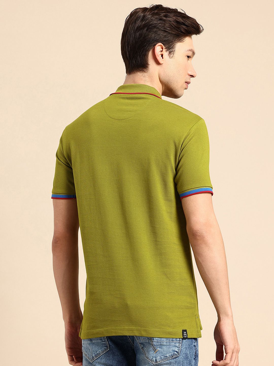 Being Human Polo Collar Pure Cotton T-shirt