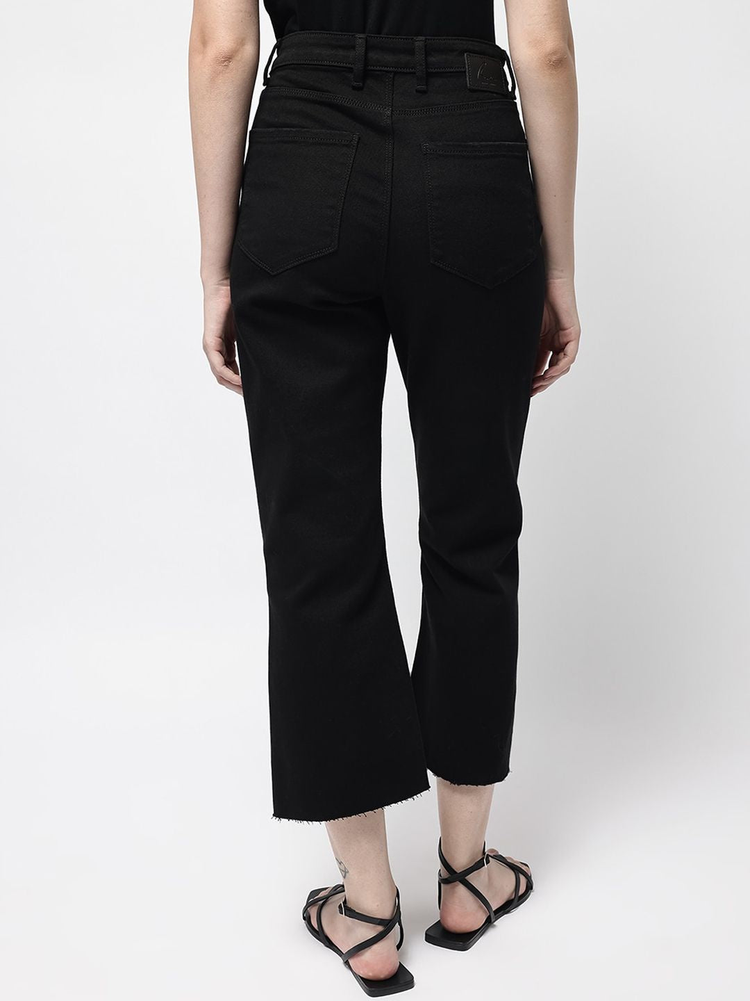 RAREISM Women Comfort Flared High-Rise Stretchable Jeans