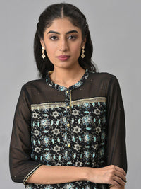 AURELIA Festive Floral Print Kurta