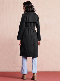 all about you Knee Length Pure Cotton Trench Coat