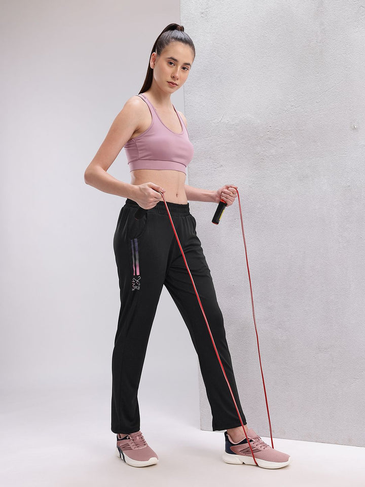 HRX by Hrithik Roshan Women Mid-Rise Regular Fit Training Track pants