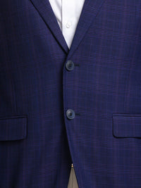 Raymond Men Checked Single Breasted Blazers