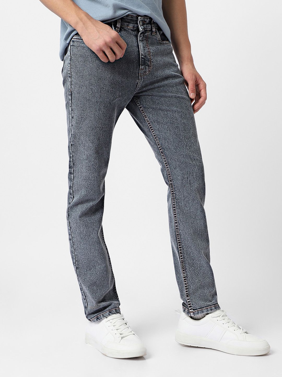 Urbano Fashion Men Regular Fit Washed Stretchable Jeans
