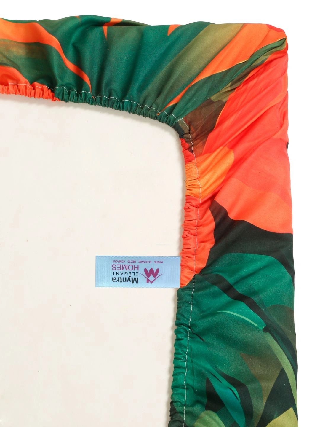 Myntra Elegant Homes Multicoloured 400 TC King Bedsheet with 2 Pillow Covers