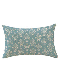 STITCHNEST Set of 2 Teal Blue Ethnic Motifs Rectangle Cushion Covers