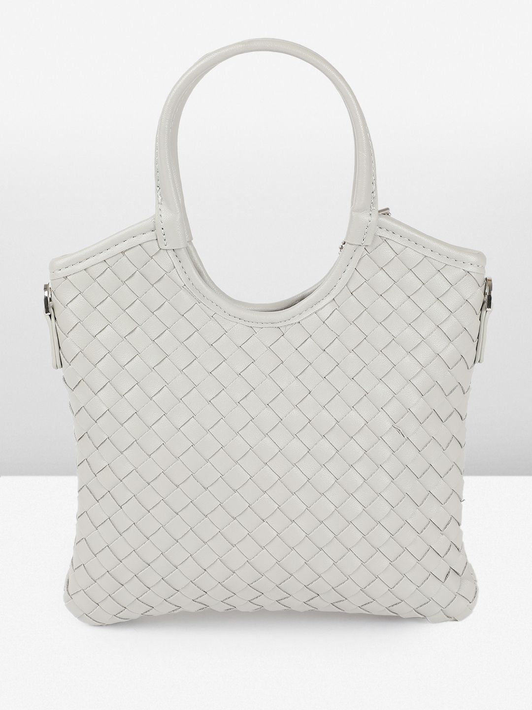 DressBerry Self Design Structured Handheld Bag