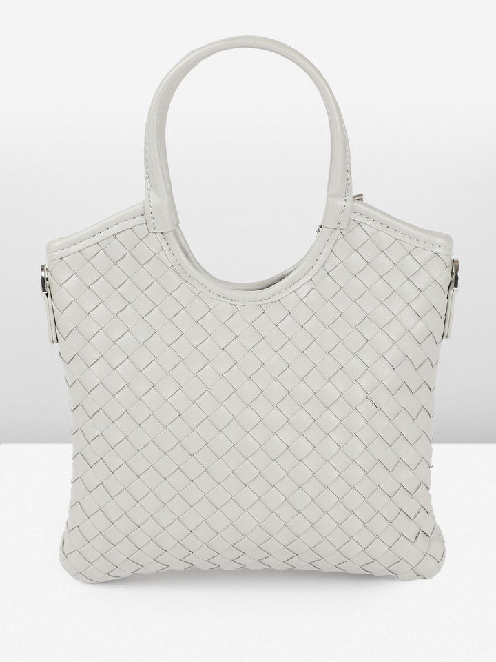 DressBerry Self Design Structured Handheld Bag