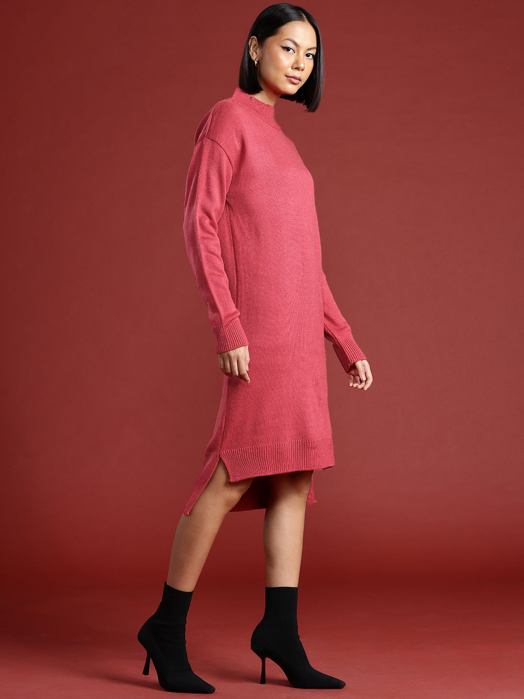 all about you Acrylic Jumper Midi Dress