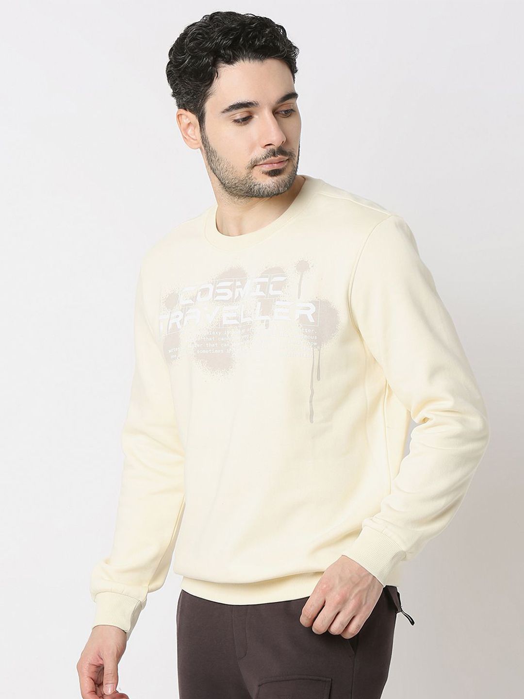 SPYKAR Men Round Neck Sweatshirt