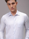 The Indian Garage Co. X Luxe Men Slim Fit Multi Stripes Opaque Striped Formal Shirt