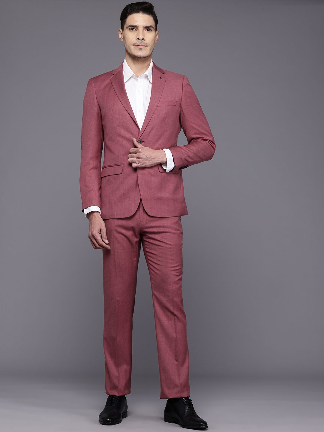 Raymond Single-Breasted Contemporary Fit 2-Piece Formal Suit