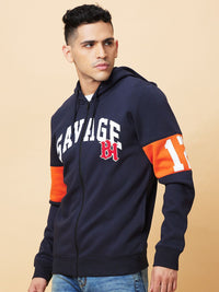 Being Human Printed Hooded Sweatshirt