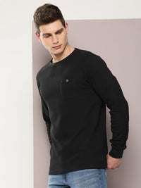 DILLINGER Men Self Design Regular Fit T-shirt