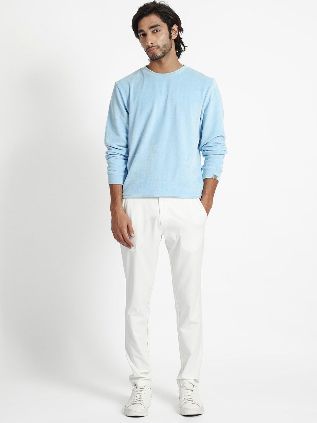 RARE RABBIT Men Dube Round Neck Sweatshirt