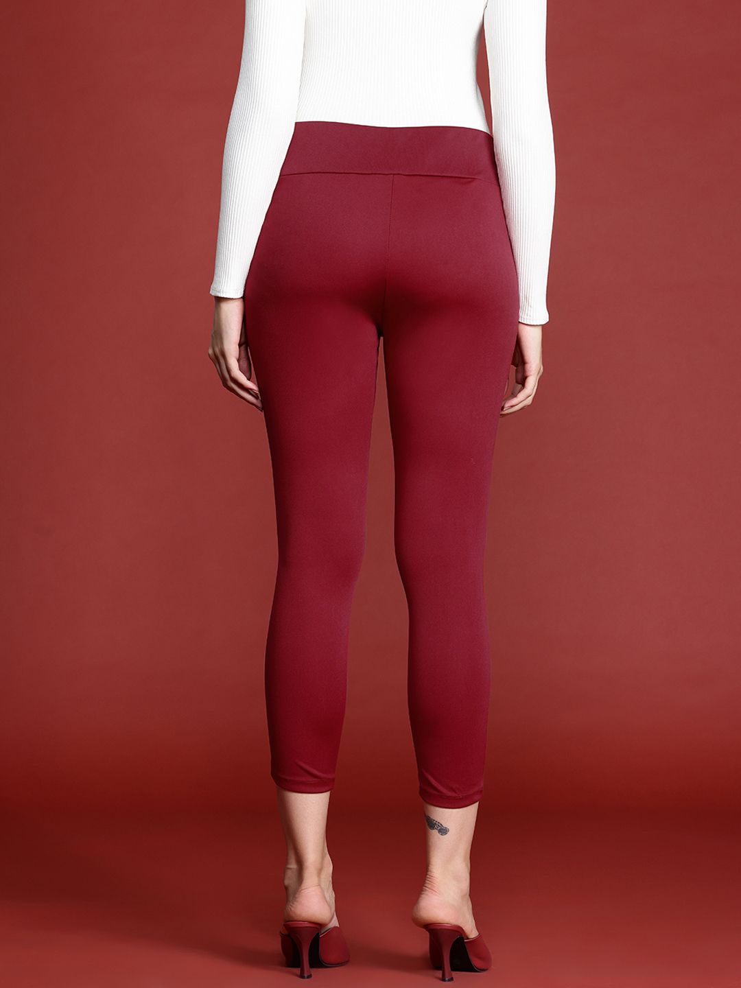 all about you Women Skinny Fit Cropped Treggings