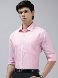 Park Avenue Slim Fit Checked Formal Shirt