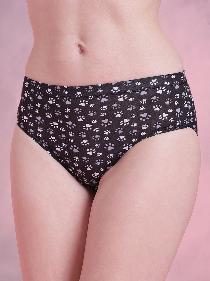 DressBerry Pack of 3 Printed Basic Briefs DRM-DB-PAN02D-TBC