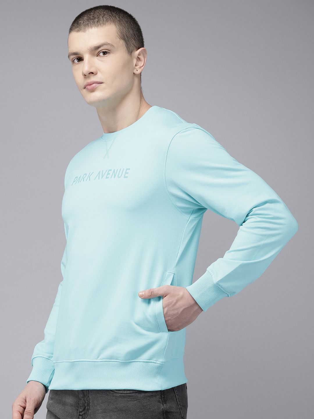 Park Avenue Brand Logo Printed Sweatshirt