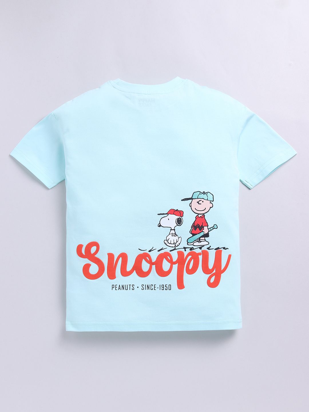 Happy Faces Boys Snoopy Print Pure Cotton T-shirt