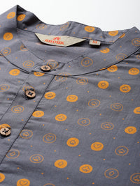 Anouk Printed Regular Pure Cotton Kurta with Trousers