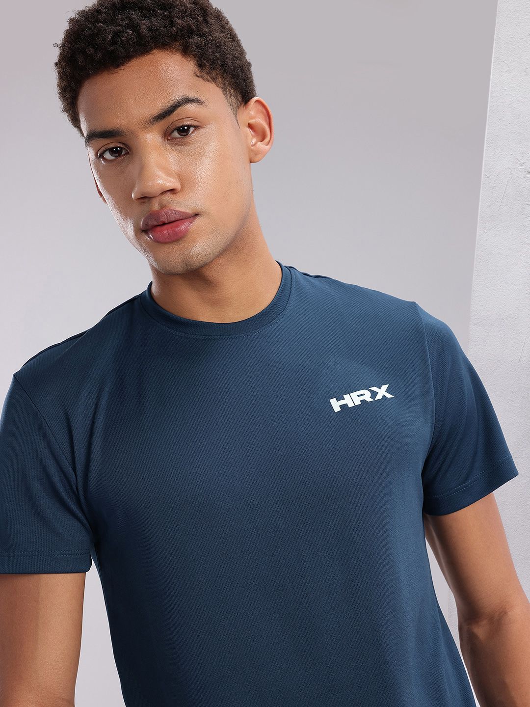HRX by Hrithik Roshan Couple Collection Typography Printed Rapid Dry Running T-shirt