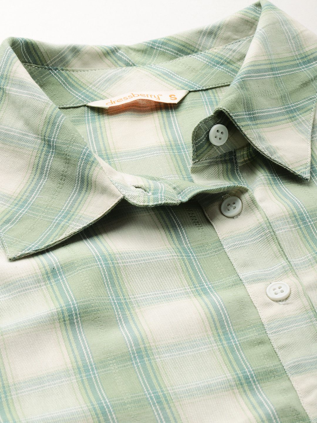 DressBerry Checked Casual Shirt with Tie